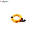 Замок Onguard Lightweight Key Coil Cable Lock, стальной трос 150см х 8мм, оранжевый